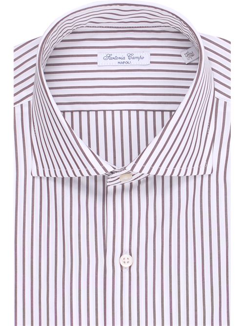 camicia riga larga in cotone fiammato SARTORIA CAMPO | R407-B43005